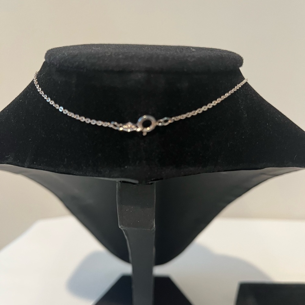 Macy’s sterling silver necklace and earring set - Picture 3 of 3